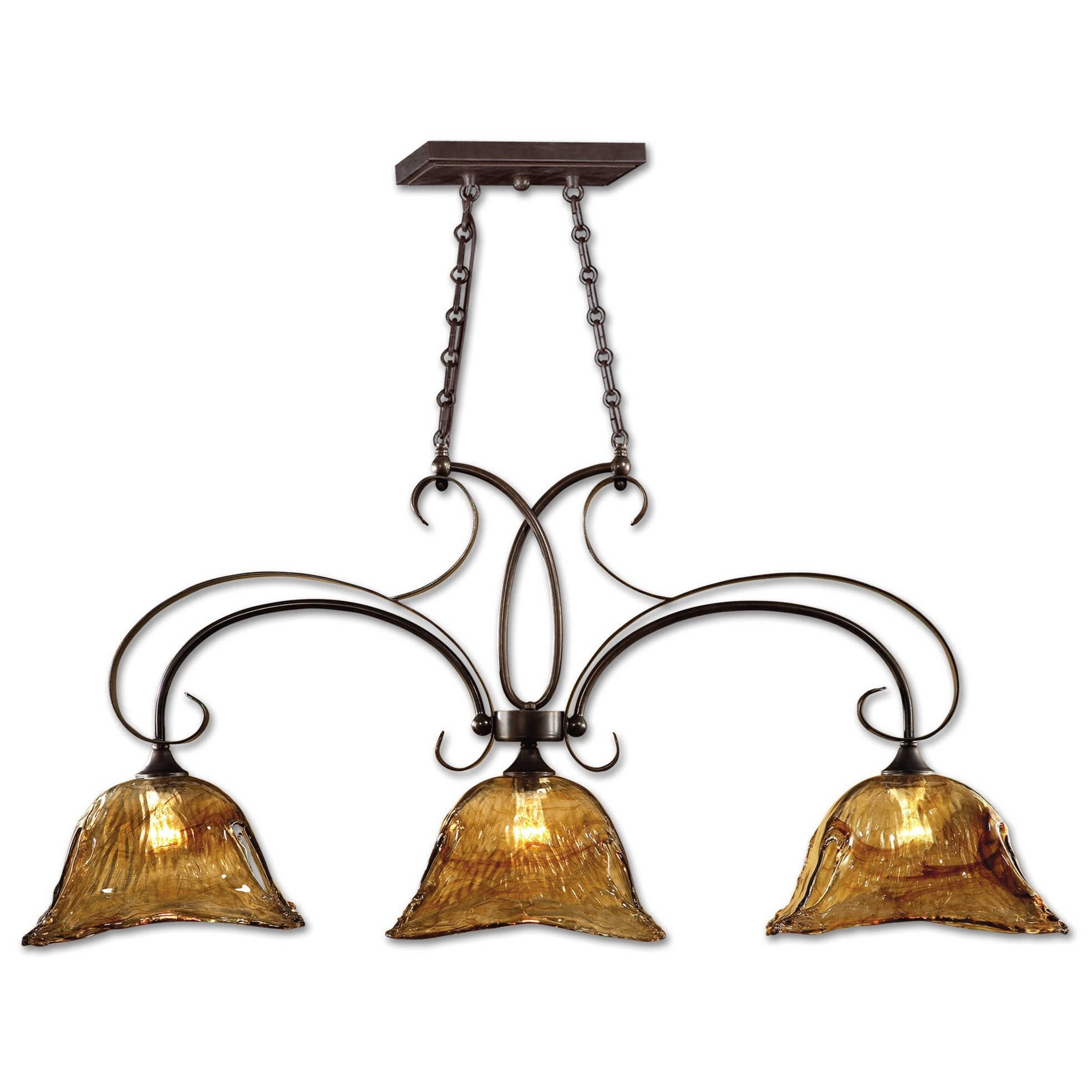 Uttermost Lighting Fixtures Pendant Lights Vetraio 3Light Kitchen